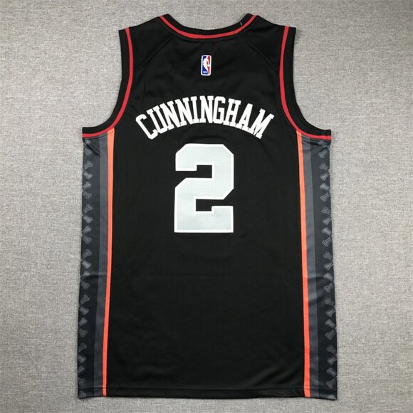Cade Cunningham Detroit Jersey - Black - Picture 3 of 4